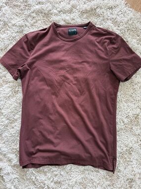 Cuts Clothing Men's Crewneck Tee in Brown